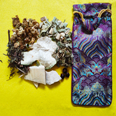 愈钦亲手制道门五路财神招财进宝锦囊居家门店铺摆件