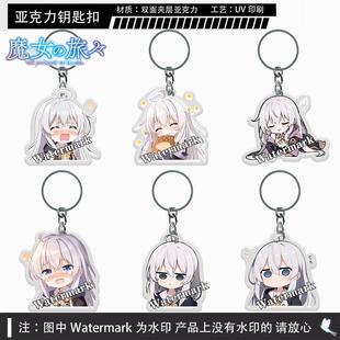 魔女之旅周边伊雷娜q版可爱表情包亚克力钥匙扣学生书包挂件挂饰