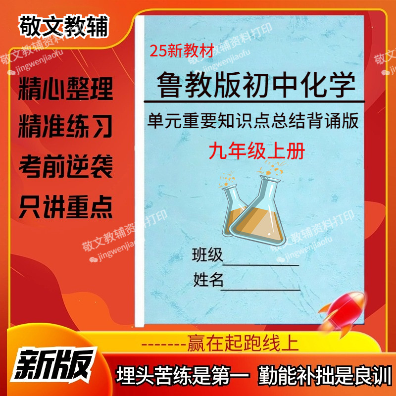 2025新鲁教版化学知识点总结背诵