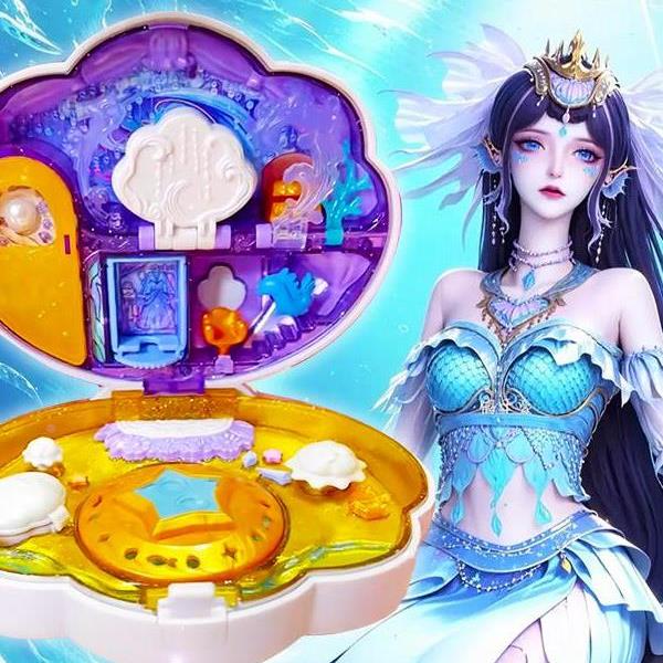 叶罗丽海公主珑贝宫宝石盒子花蕾堡夜萝莉魔法宝盒生日礼物女玩具