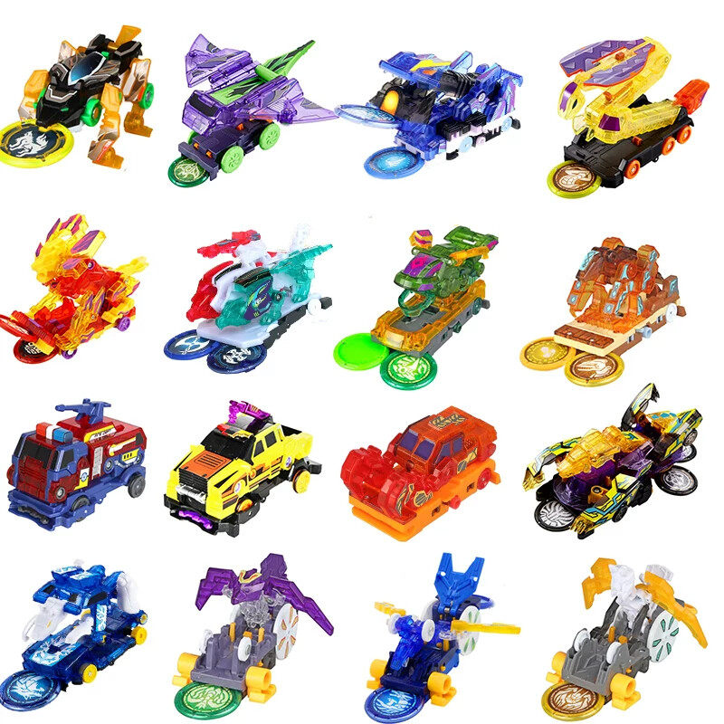 奥迪双钻爆裂飞车晶码迷踪五幻日机甲兽神暴力变形套装全套正版