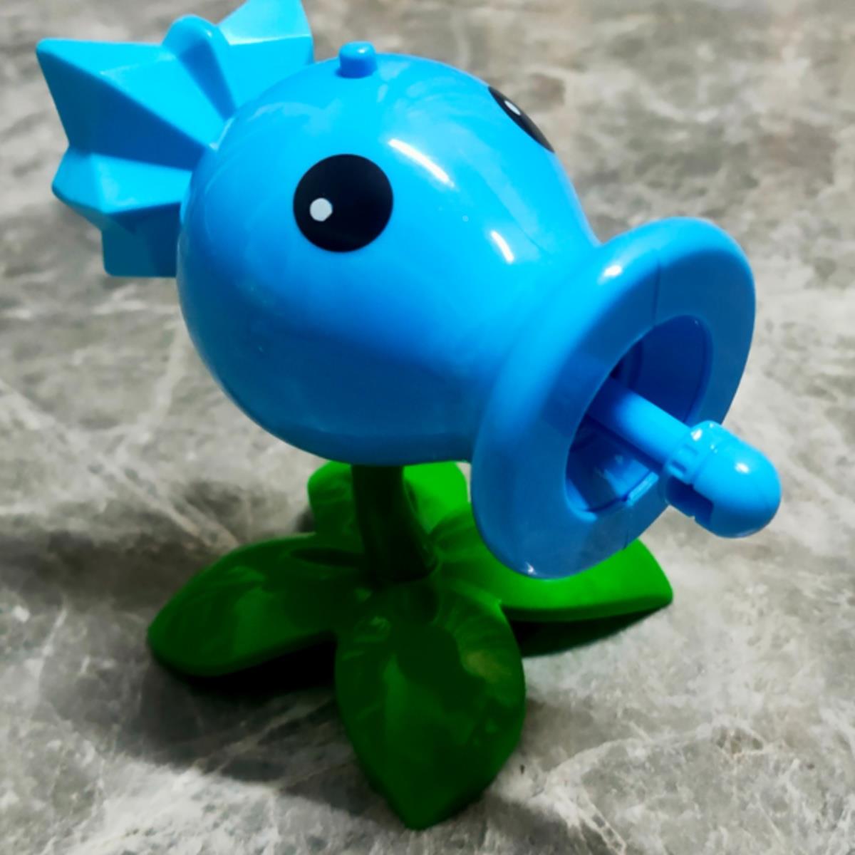 寒冰射手硬胶单个植物大战僵尸弹射恶龙小鬼电能毒液豌豆大玩具