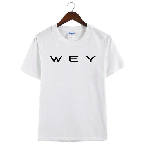 新款WEY汽车标志纪念衫车友会定制衣服工装周边圆领短袖纯棉T恤