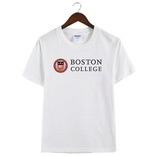 新款Boston College波士顿学院BC短袖定制纪念衫男女半袖T恤衣服