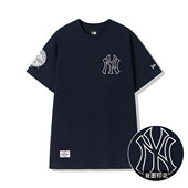 经典 NewEra纽亦华短袖 T恤NY印花男女款 穿搭纯棉MLB藏青色13732641