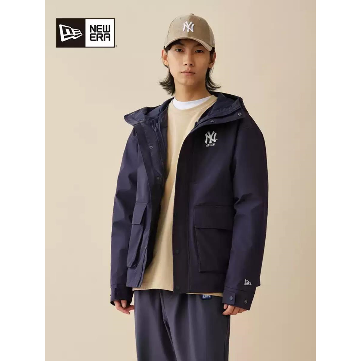 New Era纽亦华24秋冬新MLB可拆卸夹克羽绒服 14385273 14385274