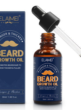 Beard Growth Oil Hair Grow longer thicker 胡须生长精油30ml