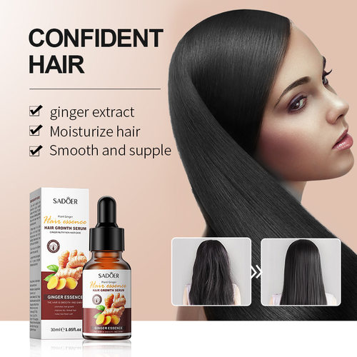 Ginger Hair Growth Essence Oil Serum hair loss treatment