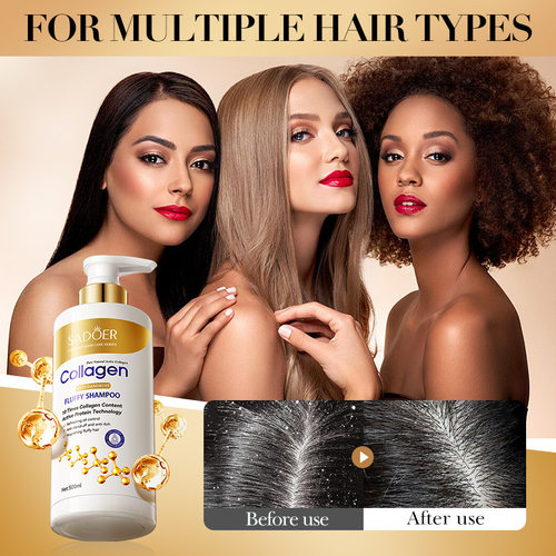 SadoerCollagen Anti-dandruff Fluffy Shampoo hair oil control