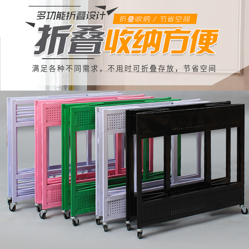 超市促销车折叠售货车甩货车服装店花车货架室内展示架带轮促销台