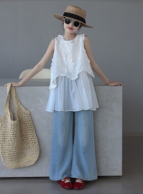 女童夏装套装中大童韩系长裤
