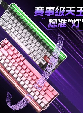 狼途BOOM68电竞级磁轴机械键盘赛事级RGB灯箱TTC天王轴SE三模键盘