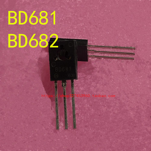 BD682 BD681 TO-126 4A 100V PNP NPN 达林顿三极管 全新