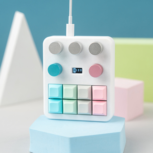 Mir客制化小机械键盘自定义直播导播MIDI控制剪辑修片音量Vmix