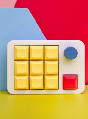 Mir小机械键盘宏自定义客制化铝合金旋钮剪辑办公设计游戏编程