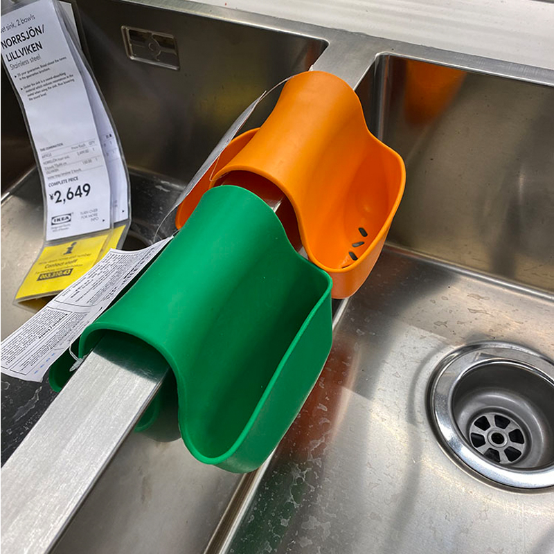 正品ikea宜家比安海绵架百洁布收纳架塑料盛具厨房沥水架水槽配件 九欧优惠券