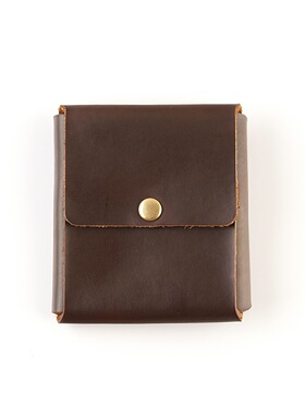 手工钱包短款女原创设计情侣钱包特色牛皮简约文艺钱夹男竖款百搭