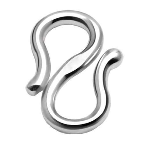 s999足银连接手串绳子w扣diy配件