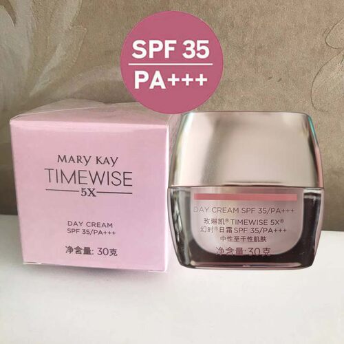玫琳凯防晒日霜spf35幻时5x抗皱