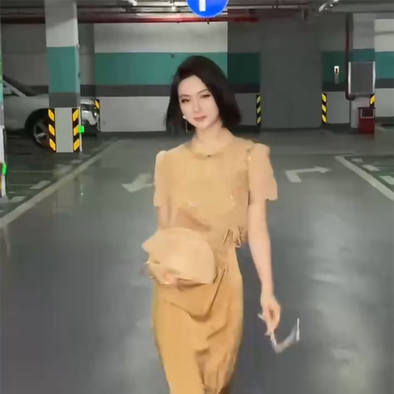 新中式短款上衣性感吊带连衣裙