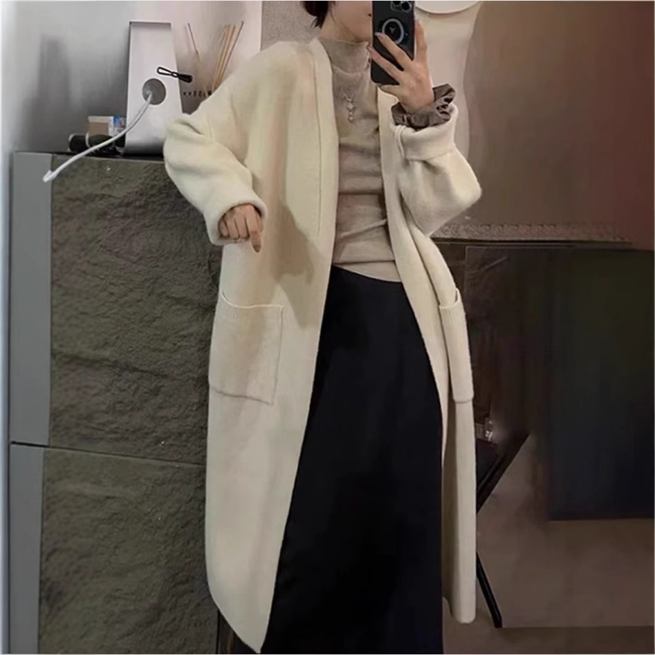 PH52828大爱美依缘2025秋冬新款慵懒风长款外套高级感宽松显瘦女