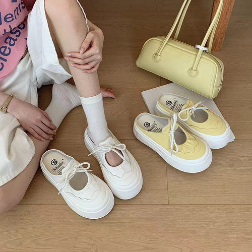 厚底包头拖鞋女外穿新款2026年夏