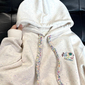 女童卫衣秋冬2026新款 12岁13中大童15学生洋气小个子加绒连帽上衣