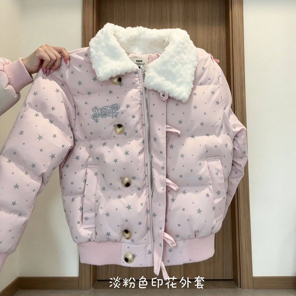 女童羽绒棉服外套2026新款12岁中大童15学生洋气时髦加厚保暖外套