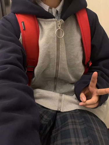 女大童棒球服加绒秋冬新款外套潮