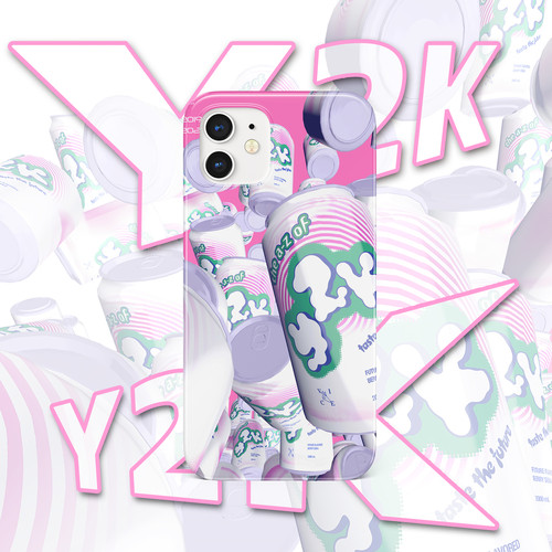 y2k抽象艺术辣妹粉色苹果日系