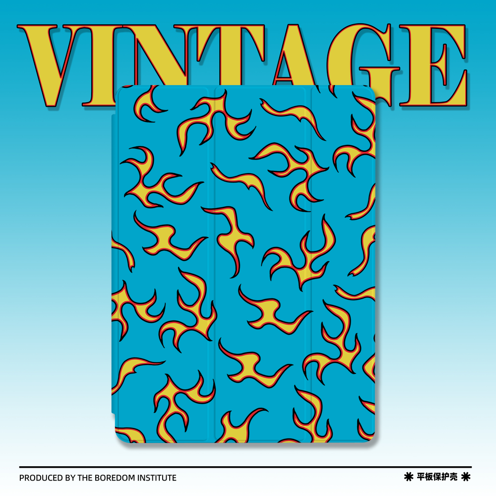 GOLF泰勒蓝色火焰ipad保护壳