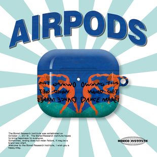 复古马蒂斯插画跳舞小人潮艺术个性 一代保护套光面硬壳AirPods4代 适用于AirPods3代耳机壳AirPodsPro第二代