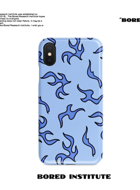 GOLF雾霾蓝色火焰嘻哈潮适用于IPhone7/8/X/XS/XR/12pro/13/14/15/16菲林手机壳imd硅胶软壳小米华为