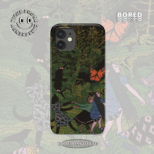 16pro菲林手机壳imd硅胶软壳小米华为 13pro 日系插画趣味艺术小众跳舞蹦迪适用于IPhoneX