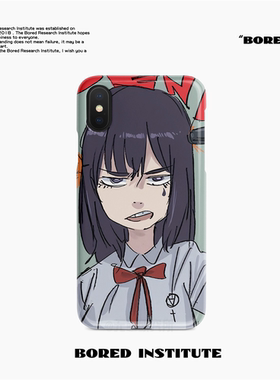 JUN二次元美少女恶搞亚文化潮适用于IPhoneXs/11/12/13pro/14/15/16菲林手机壳imd硅胶软壳小米华为