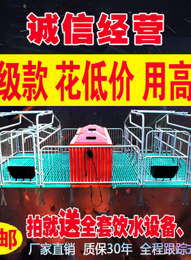 母猪产床保育床一体复合两用大猪用限位栏分娩仔猪栏养猪设备包邮