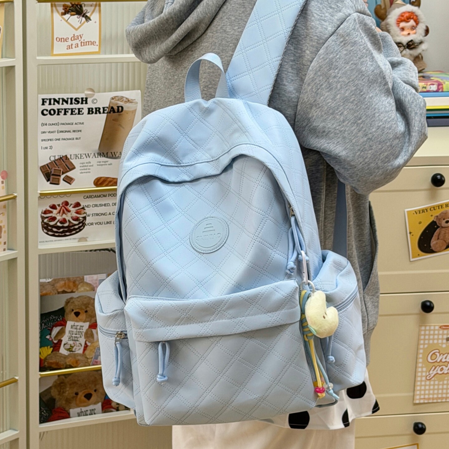 专柜正品书包女生韩版初中生日系大容量百搭小学生双肩包高中生减