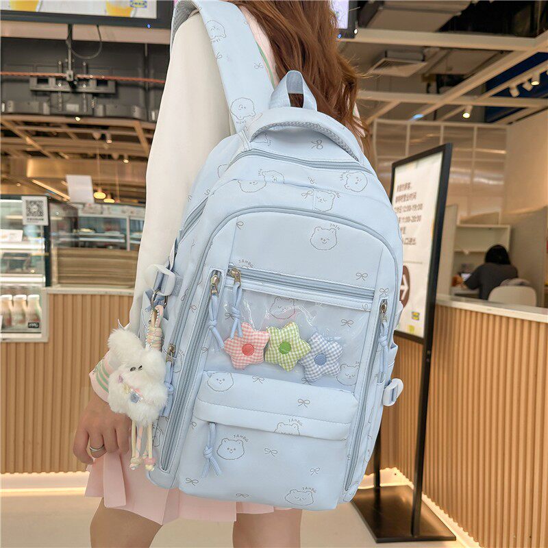专柜正品书包女小学生三到六年级初中生ins日系简约森系背包大容
