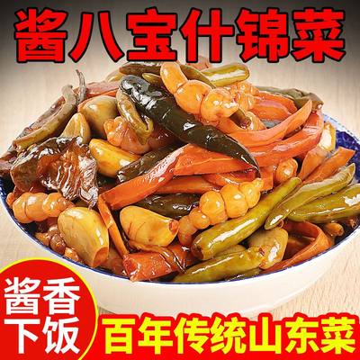 山东酱八宝开胃下饭菜什锦菜酱香八宝咸菜大全酱腌宝塔菜拌饭即食