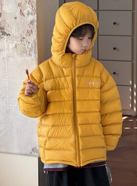 儿童轻薄款排骨羽绒服