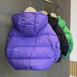 韩版童装秋冬儿童羽绒服男童女童宝宝短款加厚面包服小童大童冬装