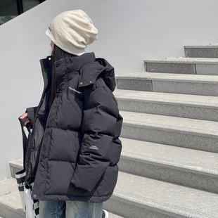 儿童羽绒服2025年冬季新款连帽加厚外套韩版男童女童白鸭绒羽绒服