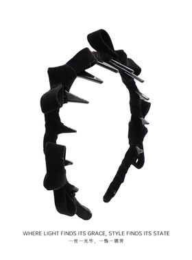 【ST】韩系暖糖蝴蝶结高颅顶齿梳发箍096-016 096-017 096-018