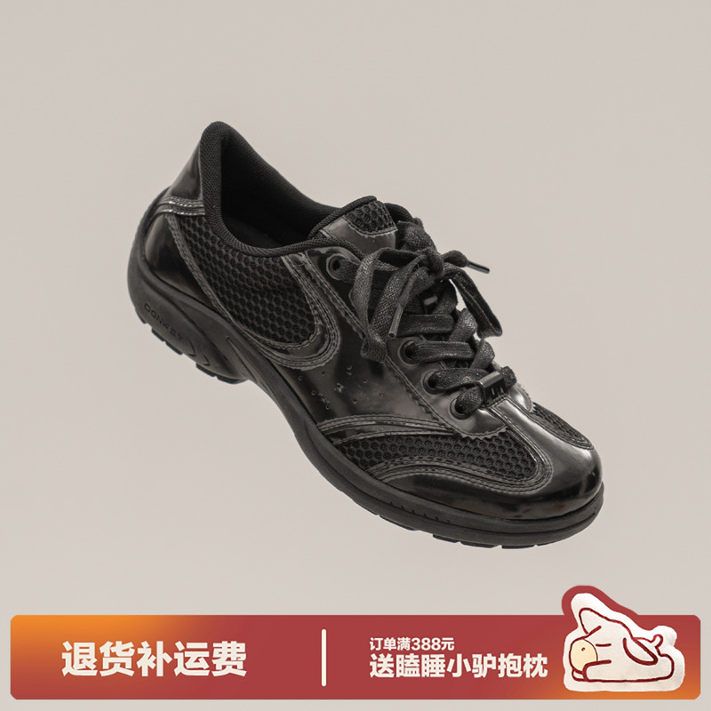 多嘴驴Donkey复古黑色网面赛车鞋