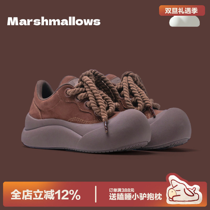 厚底丑萌鞋大头鞋女面包鞋