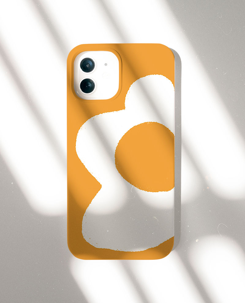 第2件半价/原创插画手机壳可爱黄色小花适用于苹果15promaxiPhone14plus13mini韩国二合一菲林亚克力磁吸华为