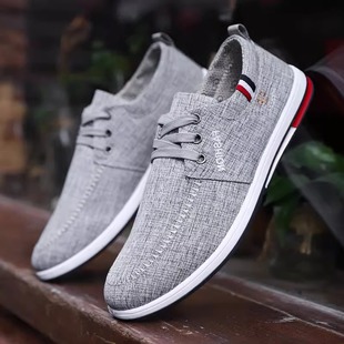 春季透气老北京布鞋软底防臭帆布鞋上班开车工作鞋防滑休闲男鞋子