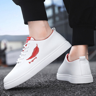 小白鞋 45464748大码 软底皮面运功休闲鞋 青年男鞋 百搭韩版 春秋板鞋