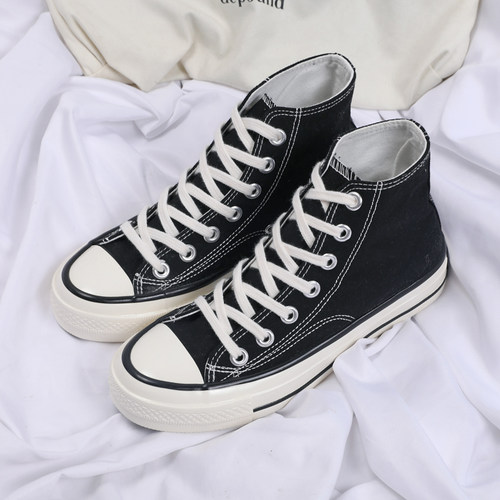 男鞋高帮帆布鞋低帮休闲透气男鞋