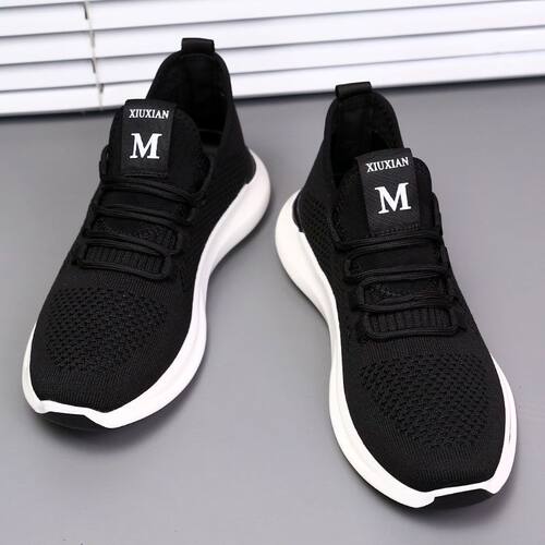 透气网布鞋运动休闲工作鞋男鞋子